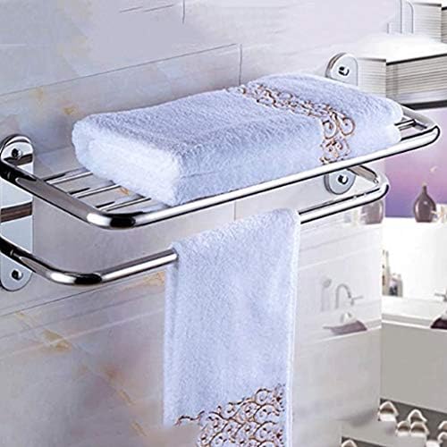 KLHHG dvostruki ručnik bar od nehrđajućeg čelika kupatilo Kuhinja Držač ručnika Dual ručnik RodSopt zidni nosač
