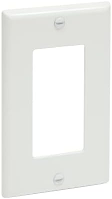 12 komada Standardne ploče za preklopke i izlazni poklopci, 1-banda, 2-banda, dupleks posuda za zid, bijeli