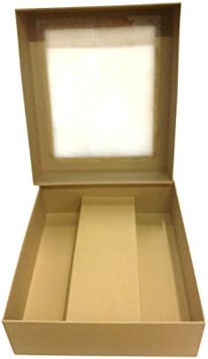 Wald uvozi SP0058 / zlatna zlatna kartonska kutija sa dvostrukim vinskim prostorom, 12.5 Š x 14.5 L x 4 h