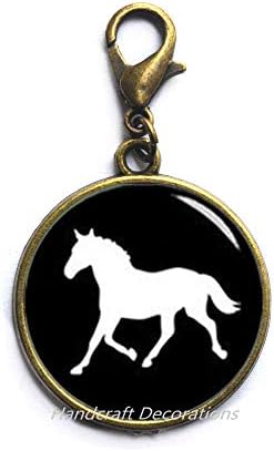 HandcraftSecorations konja patentni zatvarač, konjski nakit, kopč za jastog jastoga, poklon za ljubitelje konja, najbolji prijatelj Zipper Pull, jednostavan zipper pull.f031