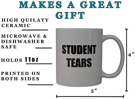 Rogue River taktička smiješna šolja za kafu - Studentska suza, ideja za poklon za učitelje, 11 Oz, Bijela