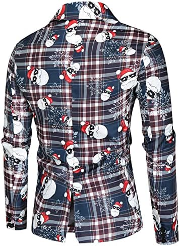Muška modna casual božićni ispisani kostim jaknu Top bluza Prljavi trkački odijelo za muškarce