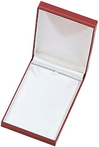 NOVEL BOX® ogrlica od nakita u crvenoj koži + prilagođenu NB torbicu
