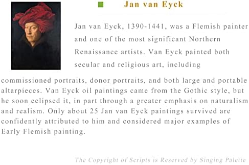 80-1500 dolara ručno oslikali nastavnici umjetničkih Akademija - uljana slika na platnu - 6 poznati van Eyck zidni umjetnički dekor - Djevica kancelara Rolin Renaissance Jan Van Eyck Christian-Size03