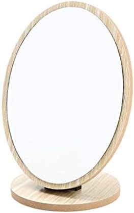 DOUBA stolno ogledalo za šminkanje sa postoljem profesionalno sklopivo rotirajuće ogledalo ovalno ogledalo ogledalo sto gornje ogledalo za spavaću sobu kupatilo toaletni Salon