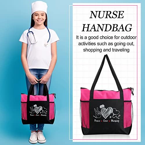 Sabary 5 komada Pokloni za žene Mir Love Nursing Diplomski poklon set uključuje torbu za medicinsku sestru, stetoskop futrole, tumbler,