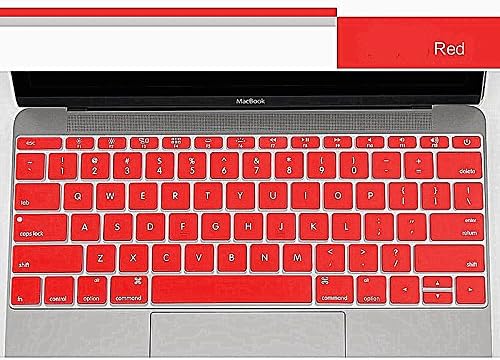 Se7inline kompatibilan sa macbook 12 inčnim kućištem A1534 / A1931 2015//2017/2019 verzija Laptop tvrda ljuska zaštitna futrola i rukava i poklopac tastature, crvena