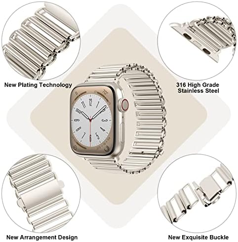 Apple Watch Band 49mm 45mm 44mm 42mm 38mm 40mm 41mm, Metalni remen od nehrđajućeg čelika za IWatch serije Ultra 8 7 6 5 4 3 2 1 SE