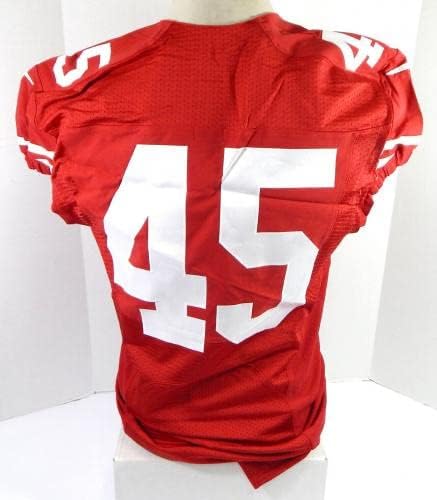 2013 San Francisco 49ers 45 Igra izdana Crveni dres 44 DP35603 - Neintred NFL igra rabljeni dresovi