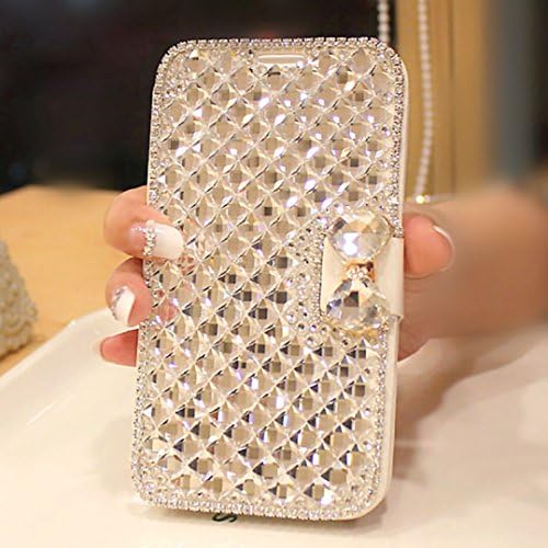 Bonitec za iPhone 11 Pro novčanik slučaj, slatka sjajna luksuzna bling Glitter Bowknot Crystal Diamond Rhinestone novčanik Flip Stand