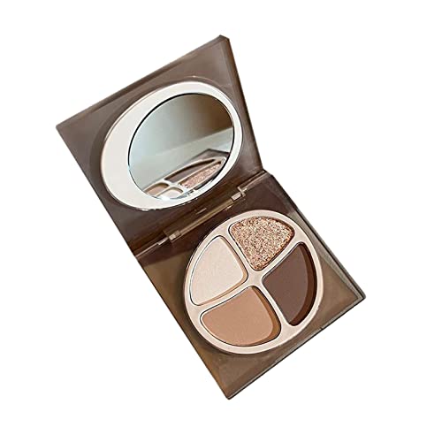 Guolarizi Portable Earth Color Low Saturation Mist Peach Nude Makeup Milk Kafa Svjetlucavi Biserni Proizvodi Za Šminkanje U Četiri