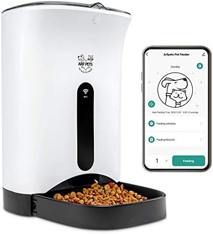 Arf Pets Smart Automatic Pet Feeder with Wi-Fi | programabilni dozator hrane za pse & amp; mačke sa jednostavnim tajmerom za hranu
