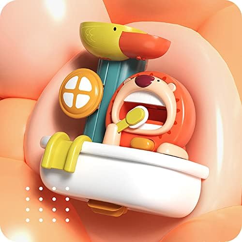 KidStation - Set igračaka za kupanje - [Lion kupatilo sa mjehurićima sa mjehurićima sa mjehurićima] + [2 za plivanje na vjetrovima]