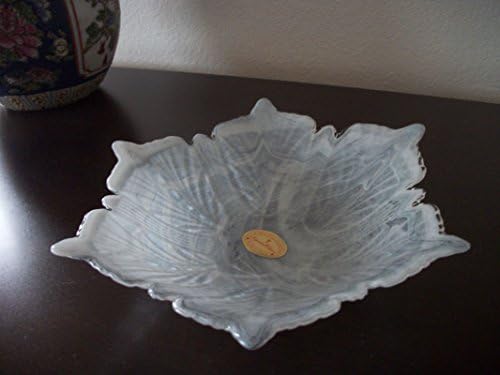 Kristalno čist ukrasni neproziran bijeli talijansko staklo Murano Bowl / slatkiš
