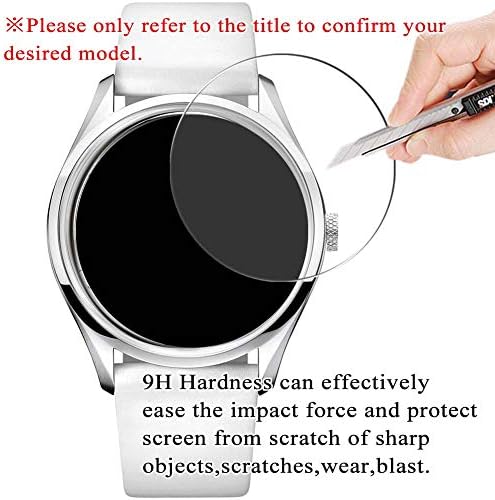 Synvity [3 pakovanje] Zaštitni zaslon od kaljenog stakla, kompatibilan sa švicarskim vojskama Victorinox 241816/241817 / 241818/241819 / 241826 9h Film Smartwatch Smart Watch zaštitnici