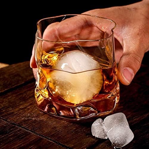 Whisky decanter dvostruko Staromodno staklo za viski, 10 Oz Heavy Base Rocks Barware naočare za, burbon i koktel pića, 2pcs Whisky