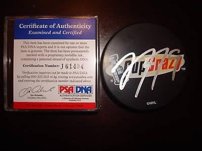 Joe Thornton potpisan Cup Crazy Hockey Pak PSA / DNK COA NHL Sj San Jose Sharks a-autogramom NHL Pak