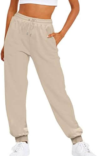 Trenerke za žene Cinch donje vezice elastične pantalone za struk atletske Yoga Joggers Lounge pantalone sa džepovima