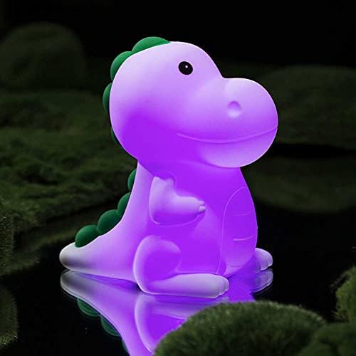 TONONE Dinosaur Dječija noćna svjetla 7 boja mijenja djecu noćno svjetlo USB punjive životinjske silikonske lampe prijenosni noćna lampa spavaća soba dekor pokloni za djecu djevojčice dječaci