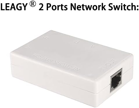 Leagy 2 ports Network Split Cjelkter Hub 2-u 1-van ili 1-u 2-aun 100m