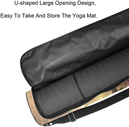 RATGDN Yoga Mat torba, vrijedna goveda Vježba Yoga Mat Carrier full-Zip Yoga Mat torba za nošenje sa podesivim remenom za žene i muškarce