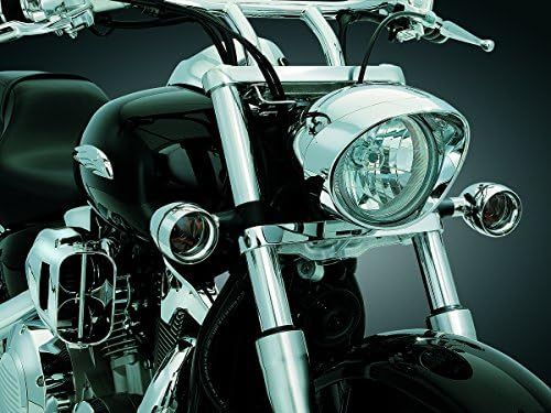Kuryakyn 2270 dodatna oprema za osvjetljenje motocikala: prednji pokazivač smjera/žmigavac duboki okviri posuđa za Hondu, Kawasaki
