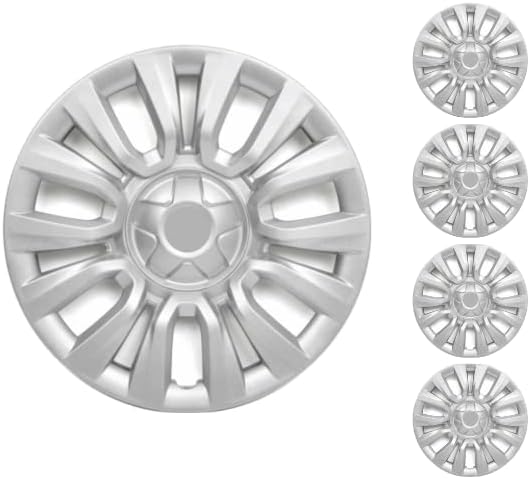 Coprit set poklopca od 4 kotača 15 inčni srebrni HUBCAP Snap-on Renault