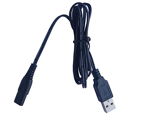 UPBRIGHT 2-pinski USB kabl za punjenje kabl za napajanje kompatibilan sa Palotix PALT-FC159 Cordless Water Flosser Oral irigator Advanced