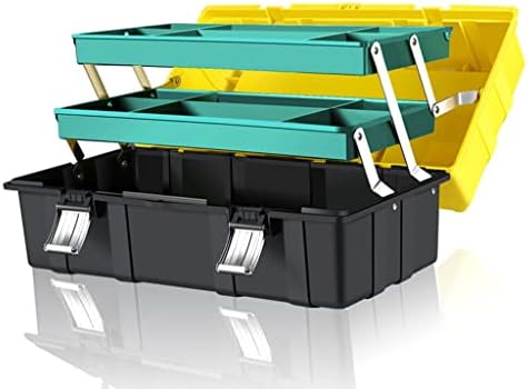 WDBBY 3 sloj sklopivi alat multifunkcionalni plastični futrola za održavanje domaćinstava električar alatne kutije za alat za skladištenje alata