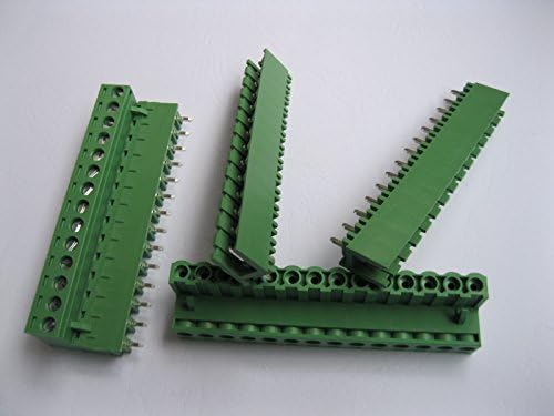 6 kom 14-pinski/putni nagib 5.08 mm konektor za vijčani terminalni blok zelene boje priključni tip sa ravnim pinom