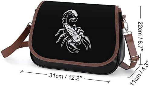 Poison Scorpion Ženska Satchel PU Slatka torba Crossbody torbe za glasnik