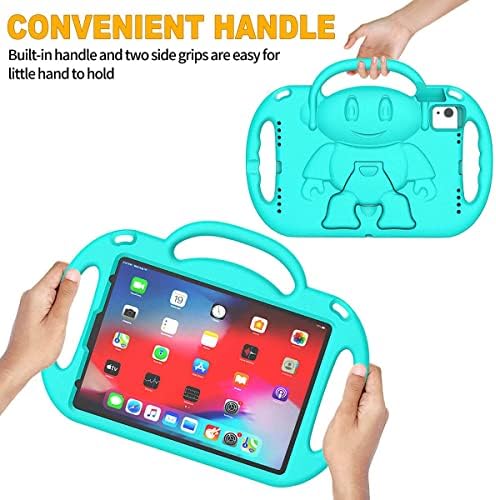 TOEVEK iPad Air 4th / 5. generacija za djecu, iPad Air 10,9 inča 2020/2028 Slučaj s naramenom, zaštitnom futrolom za rukovanje za
