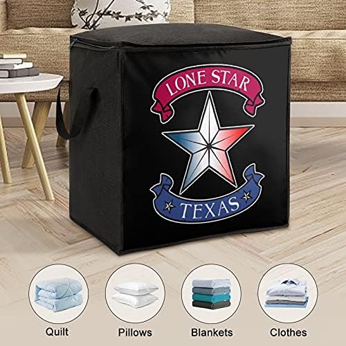 Texas, usamljena zvjezdana država velika garba za pohranu pohrane Organizator kutija na vrhu za odjeću jastuk za odjeću