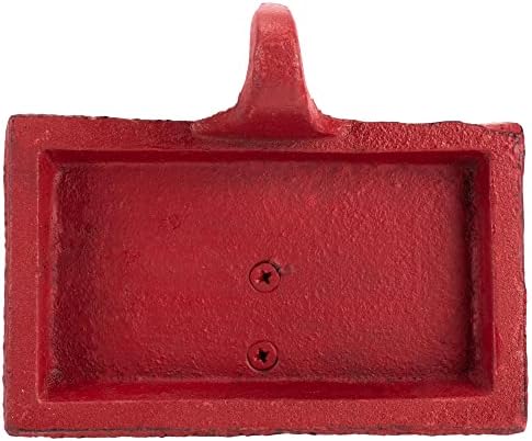 Kardinal od lijevanog željeza transakka, set od 3, crveni, 5,6 inčni