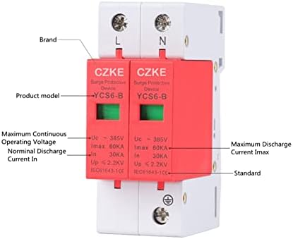 Make ycs6-b AC SPD 385V 2p prenaponski zaštitni uređaj za zaštitu od prenapona Zaštitnika za zaštitu niskog napona