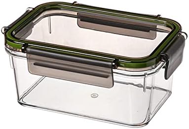 Jjzhy Portable Crisp Box Bento kutija za odlaganje voća i povrća Kuhinja hrana Prozirna hladnjača za pohranu kutija zaptivena JAR 10L