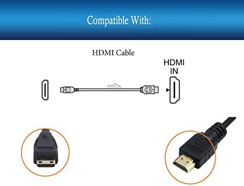 UpBright Mini-HDMI HDMI kabl Audio Video AV HD TV HDTV kabl kompatibilan sa Aaxa tehnologijama P4X P4-X P3X P3-X LED Pico KP500-02