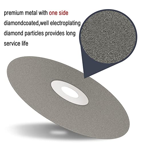 DZQ 6pcs Diamond ravna kotač kotača rupa za kotač 8 x 1/2 Abrazivni krug 240 320 600 800 1200 3000 Grit za rezanje ili brušenje kamena