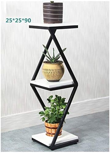 Mkkm stalak za biljke 2/3 stalak za podno željezno cvijeće minimalistički dizajn za vaš unutarnji vanjski dnevni boravak X dizajn