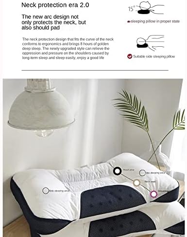 WSSBK pamučni kasijski jastuk za zaštitu grlića kralježnica za spavanje jastuk za spavanje posteljina posteljina