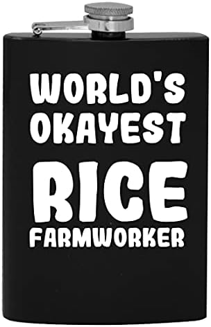 Svjetski svjetski proizvođač pirinča-8oz Hip tikvica za piće alkohola