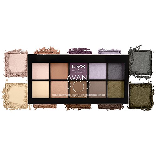 NYX Professional Makeup Avant Pop! Paleta Sjena, Novi Šik, 0,5 Unce