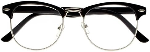 Muškarci žene klasični half Frame Overlarge Retro rogate Rim naočare za čitanje Vintage Style