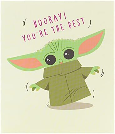 Čestitka za proslavu Velike Britanije Baby Yoda-čestitka-slatka kartica prijatelja