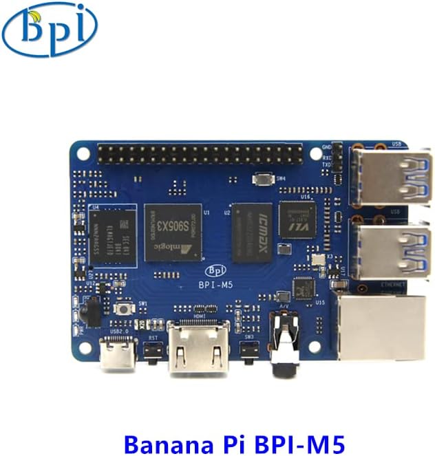 Banana PI Otvoreni izvor Razvojna ploča za hardver Banana PI BPI M5 Amlogic S905X3 quad-core matična ploča, podržava 4GB LPDDR4 i 16G EMMC na brodu. Za iot pametni kućnu kontrolu.