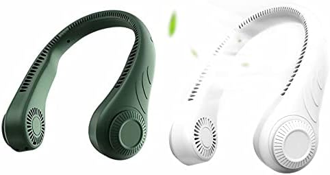 Ventilator za vrat, hlađenje bez rukava, 360 ° ventilator, USB punjivi ventilator za lični izrez, dizajn za slušalice Klima uređaj