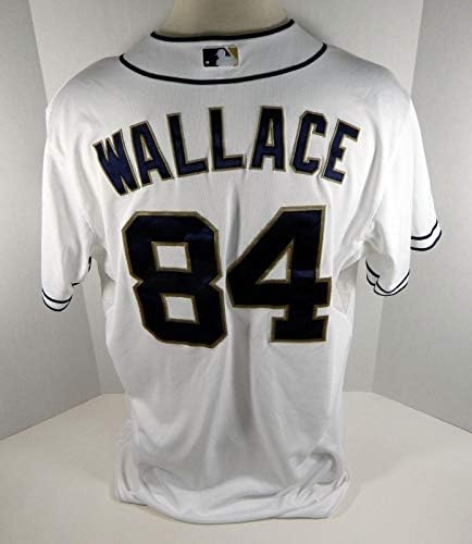 2015 San Diego Padres Brett Wallace 84 Igra Izdana bijeli dres - Igra Polovni MLB dresovi