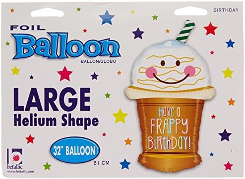 Betallic 35144P Froppy Birthday Shop Pack balona, ​​32