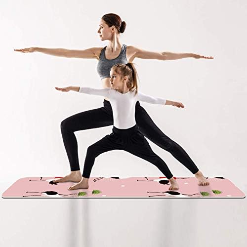 Unicey debela neklizajuća Vježba & amp; fitnes 1/4 prostirka za jogu sa japanskim dizalicama Print za Yoga Pilates & amp; Vježba fitnesa na podu