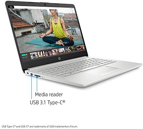 HP 14 kućni i poslovni Laptop Ryzen 3-3250U, 8GB RAM, 128GB M. 2 SSD, Dual-Core do 3.50 GHz, Vega 3 grafika, RJ-45, USB-C, 4K izlaz